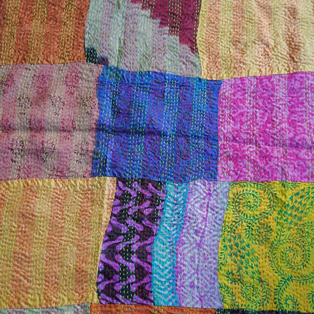 カンタ刺繍ショール、ストール C