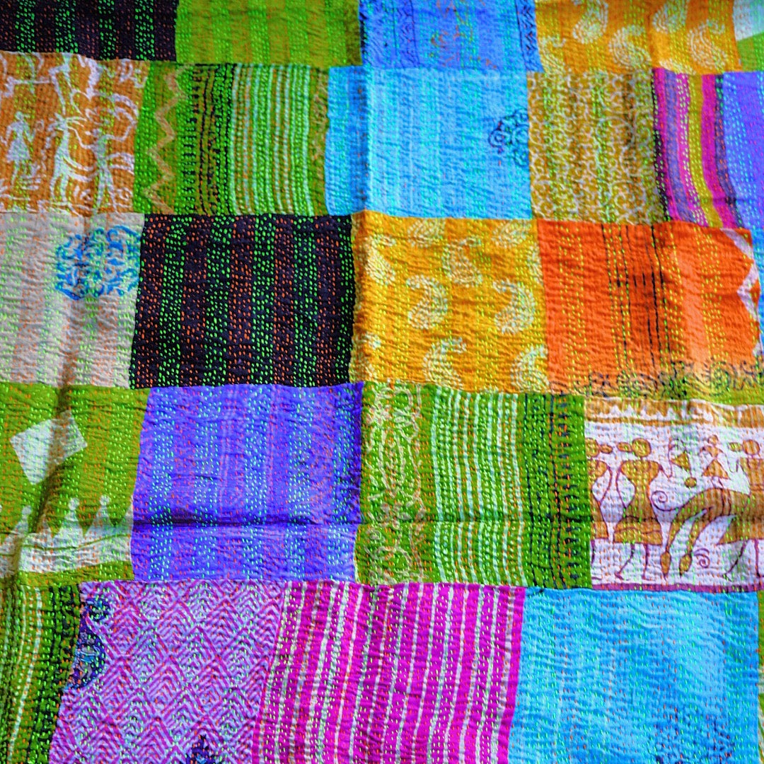 カンタ刺繍ショール、ストール B