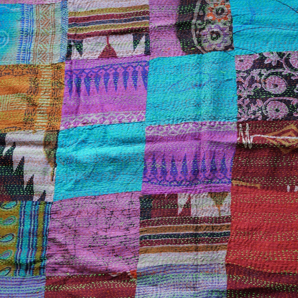 カンタ刺繍ショール、ストール D