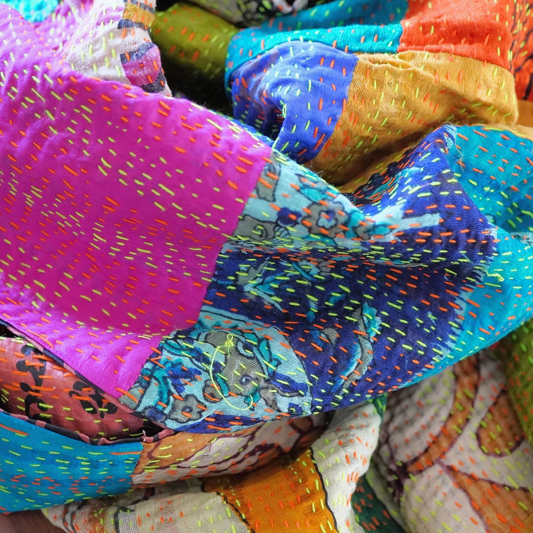 カンタ刺繍ショール、ストール A