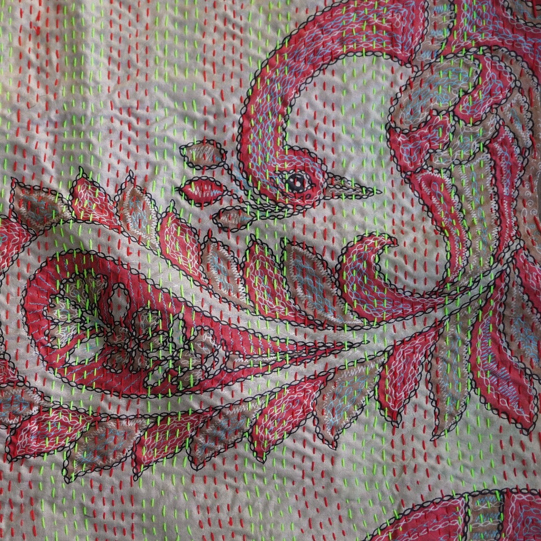 カンタ刺繍ショール、ストール C