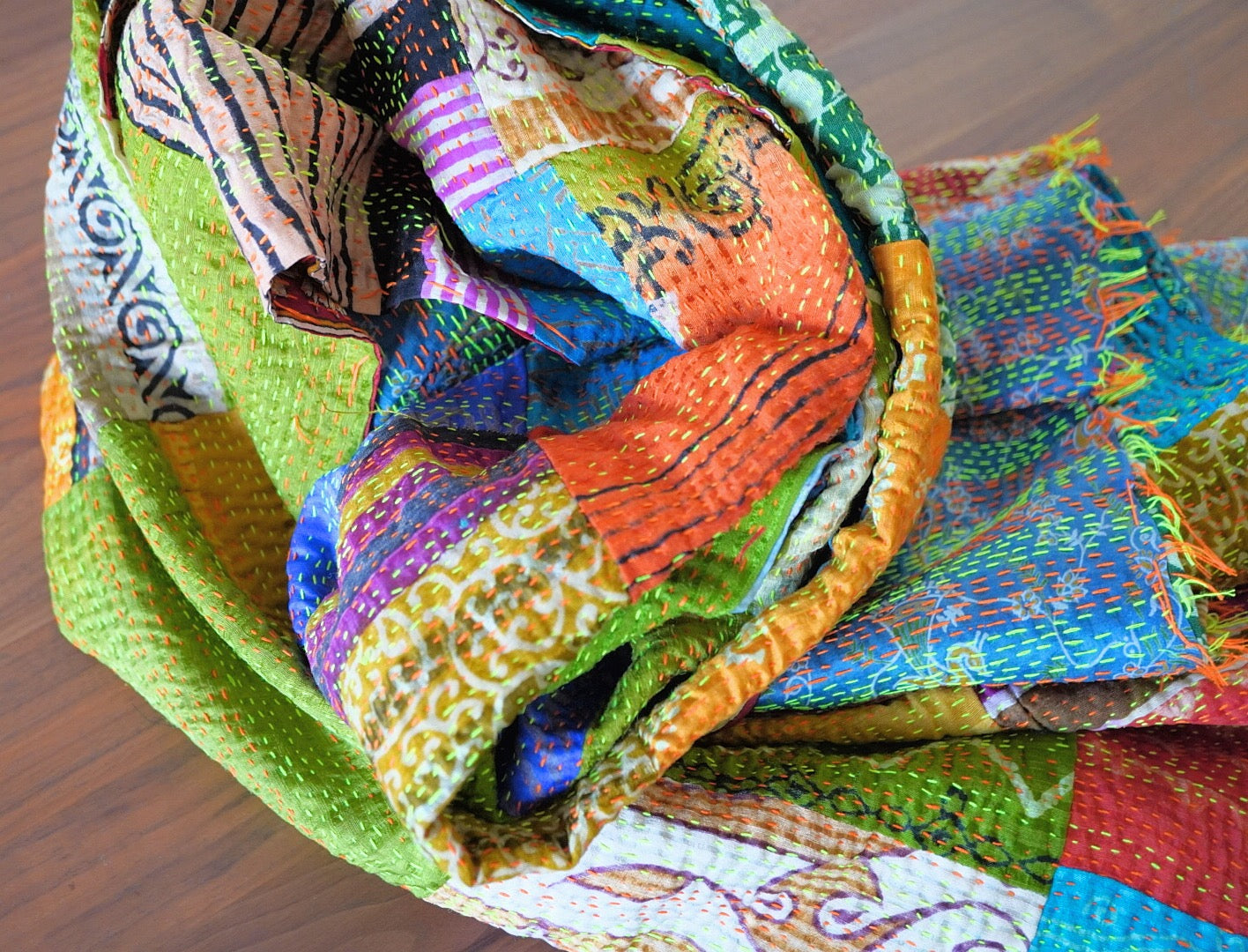 カンタ刺繍ショール、ストール B