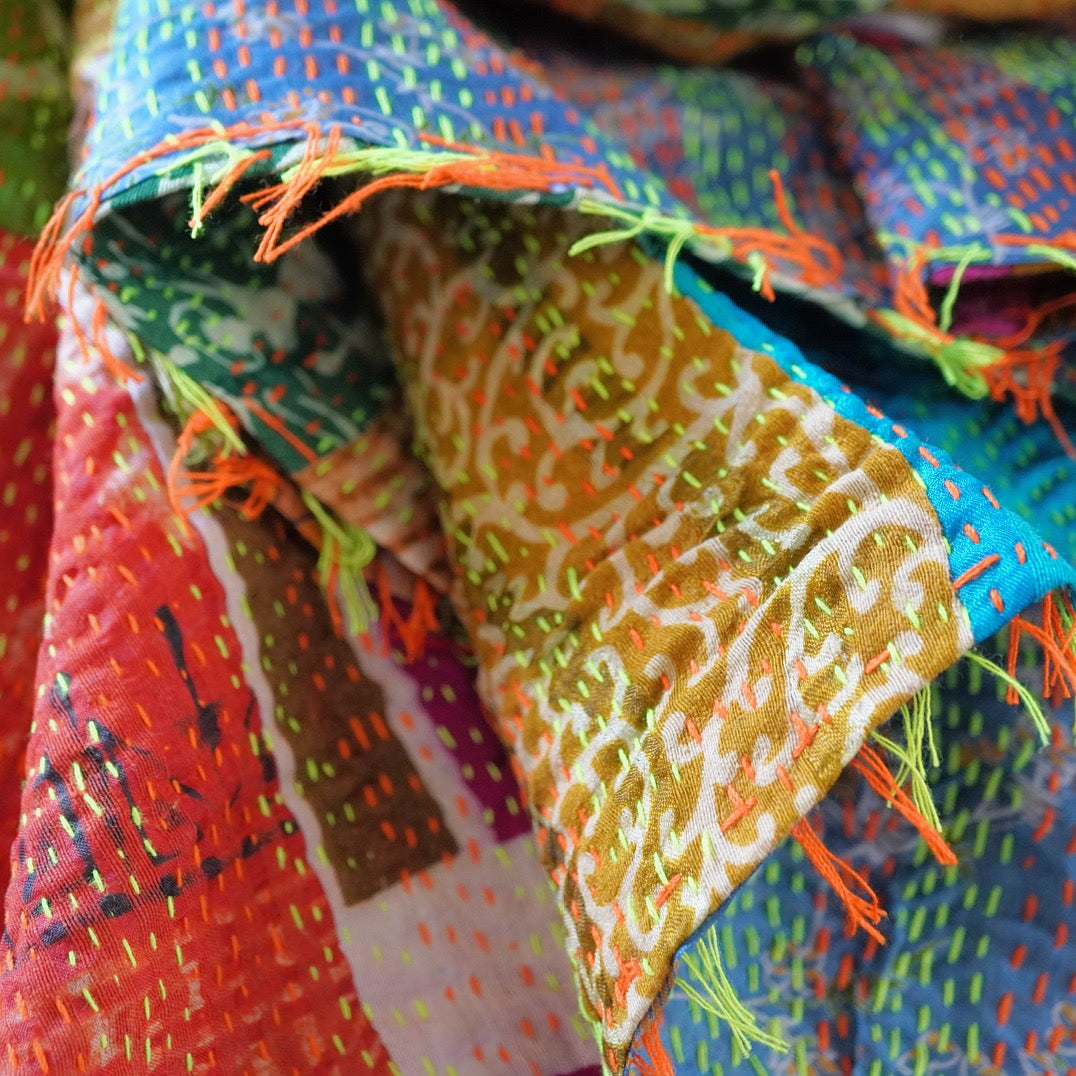 カンタ刺繍ショール、ストール B