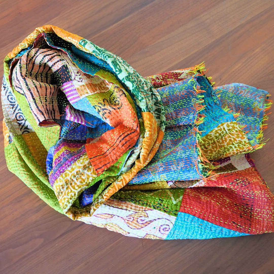 カンタ刺繍ショール、ストール B
