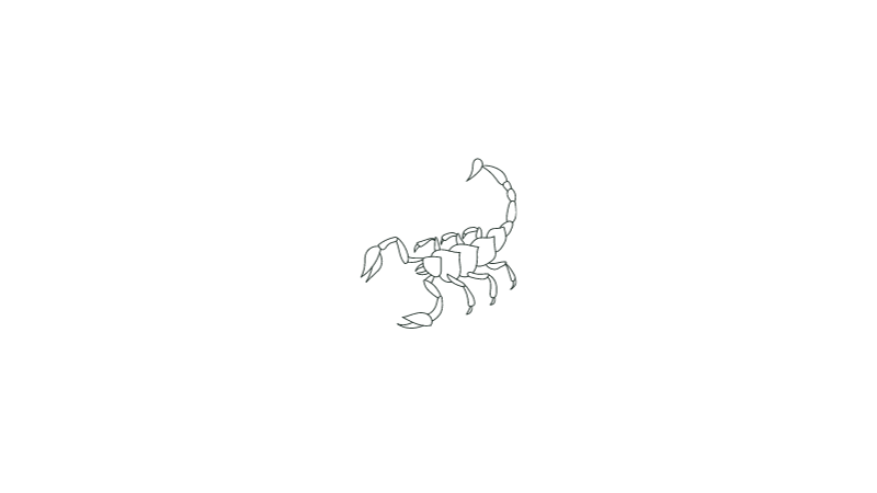 Zodiac Stone Scorpion