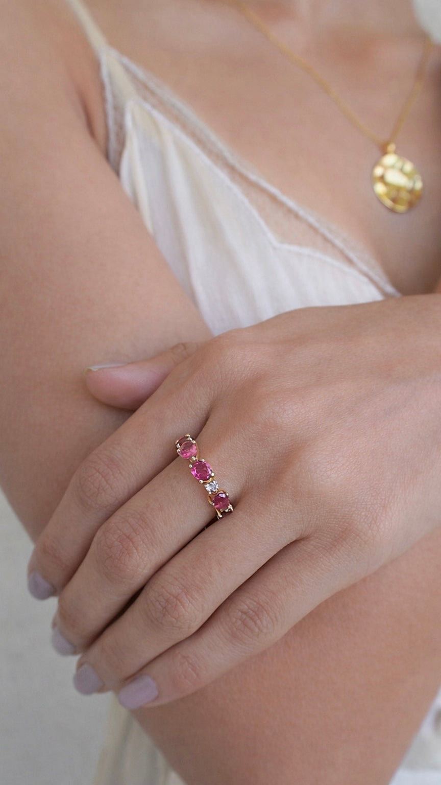 ジュエルリング　トルマリン　12号