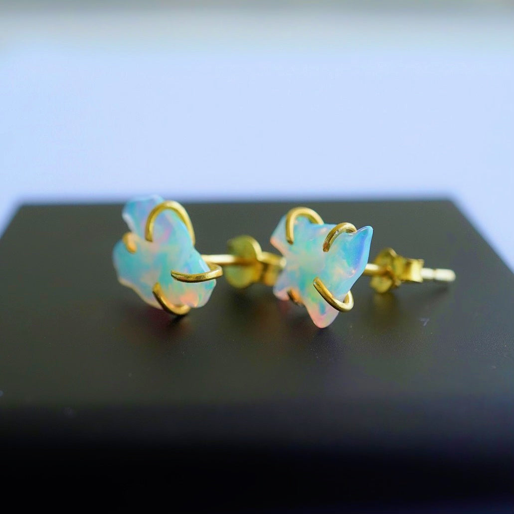 Natural opal earrings B OPE38B