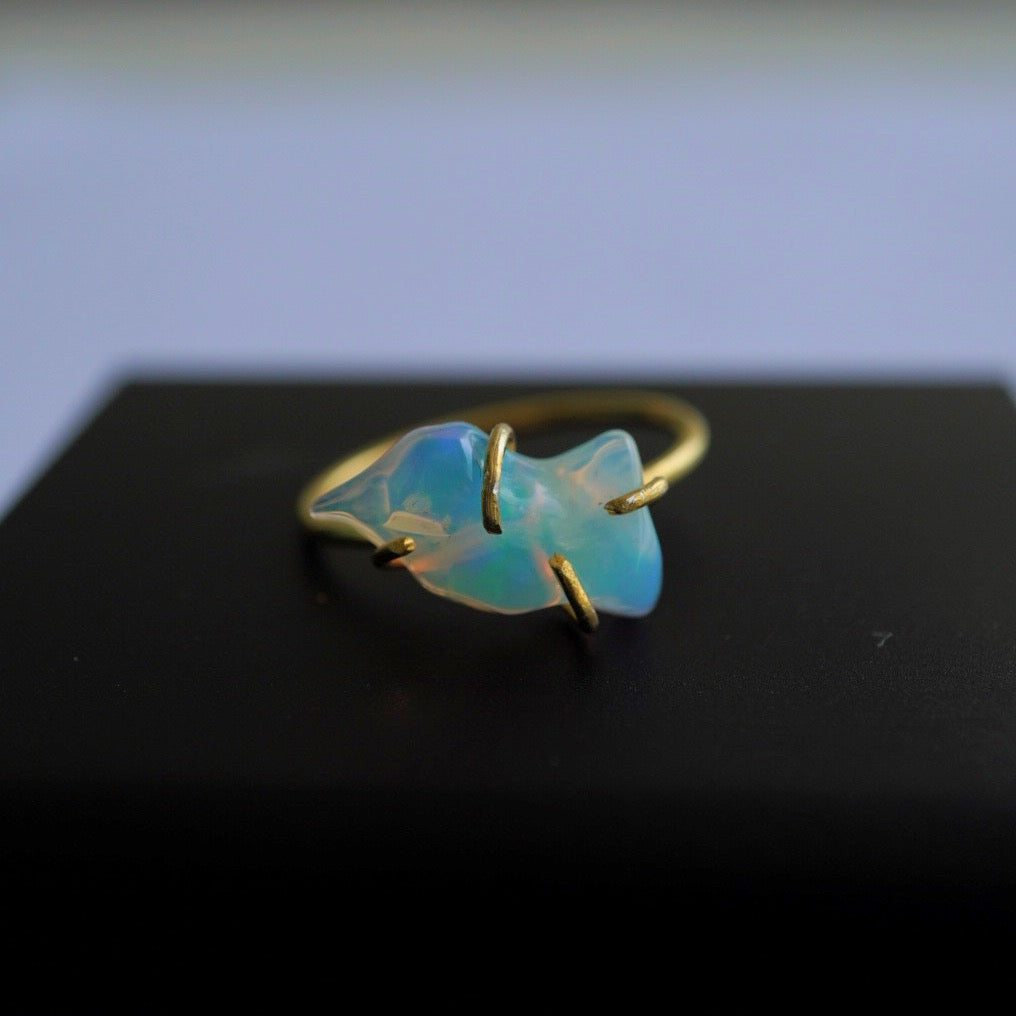 Natural opal ring size 12