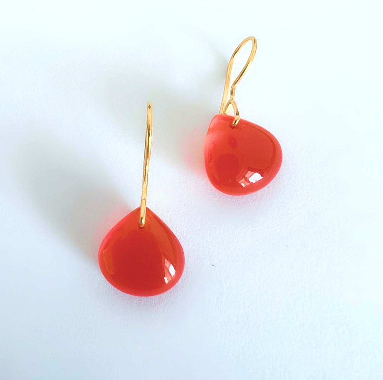 carnelian marron earrings