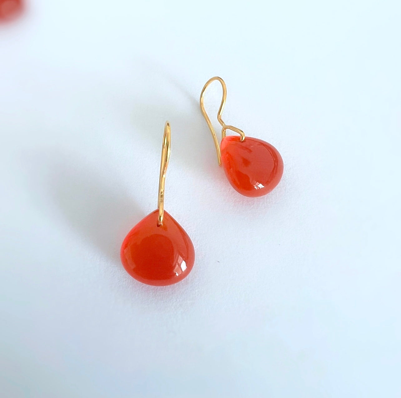 carnelian marron earrings