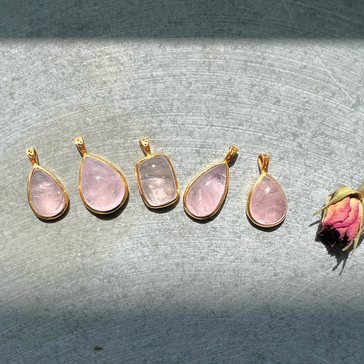 Morganite Necklace E Pure Drop MRN33E