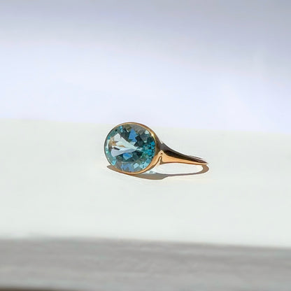 Sky blue topaz ring Lucent