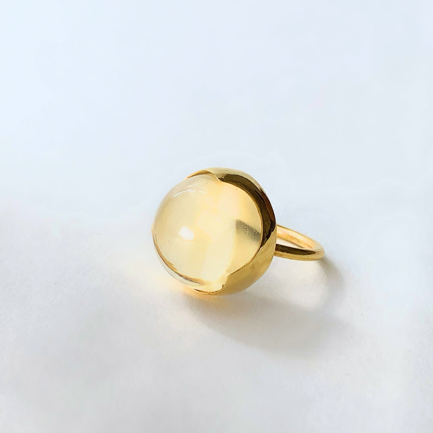 Citrine Ring Bloom