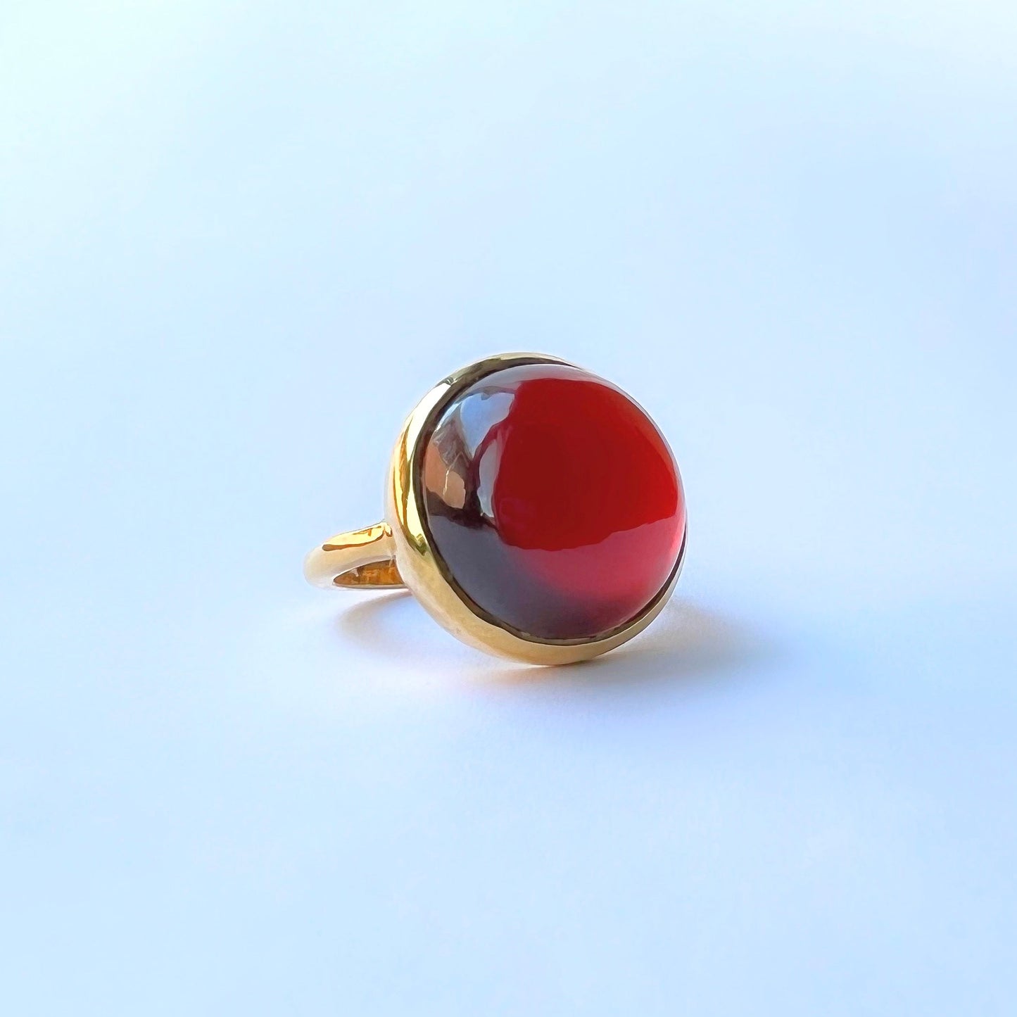 Hessonite Garnet Ring Tress HGR312