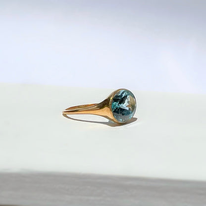 Sky blue topaz ring Lucent